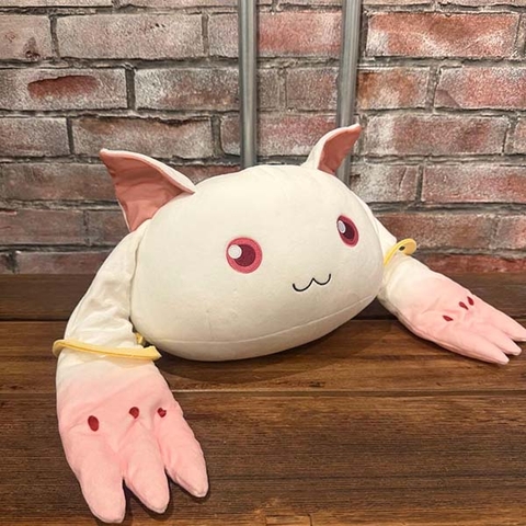 BÔNG Kyuubey - Gekijouban Mahou Shoujo Madoka☆Magica Walpurgis no Kaiten - Dome Gata Nuigurumi (Bandai Spirits) PLUSH CHÍNH HÃNG