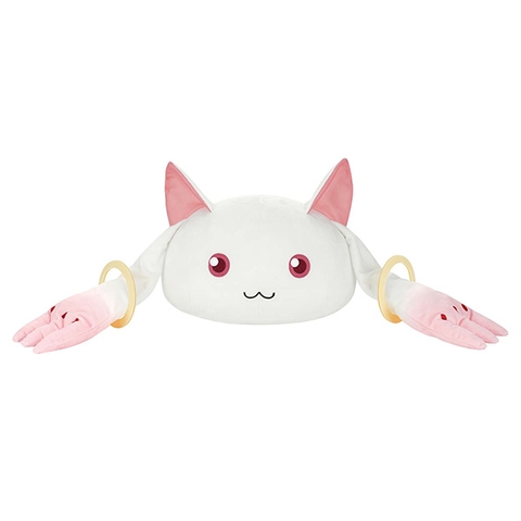 BÔNG Kyuubey - Gekijouban Mahou Shoujo Madoka☆Magica Walpurgis no Kaiten - Dome Gata Nuigurumi (Bandai Spirits) PLUSH CHÍNH HÃNG