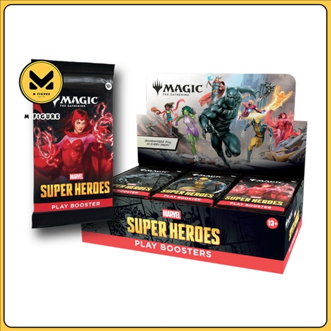 THẺ BÀI Magic: The Gathering - Marvel Super Heroes Play Booster Box - Trading Card Game (Wizards of the Coast) - CARD GAME CHÍNH HÃNG FIGURE CHÍNH HÃNG