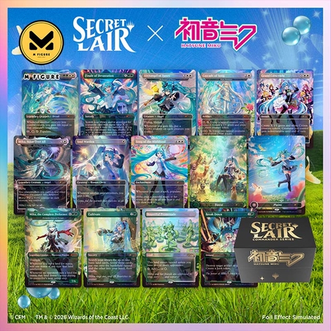 THẺ BÀI Hatsune Miku x Secret Lair - Magic: the Gathering - Commander Deck (Wizard of the Coast) CARD CHÍNH HÃNG