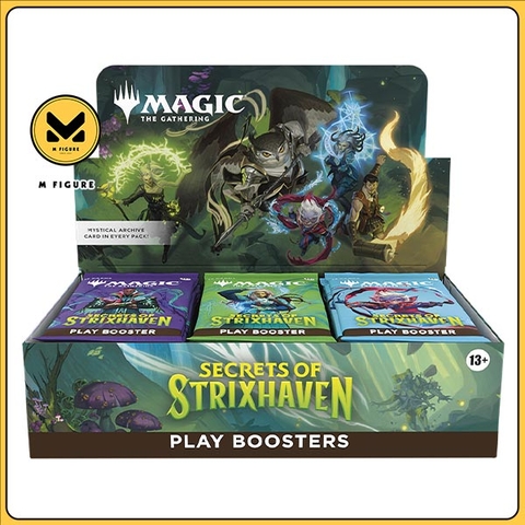 THẺ BÀI Magic: The Gathering - Secrets of Strixhaven Play Booster Box - Trading Card Game (Wizards of the Coast) - CARD GAME CHÍNH HÃNG FIGURE CHÍNH HÃNG