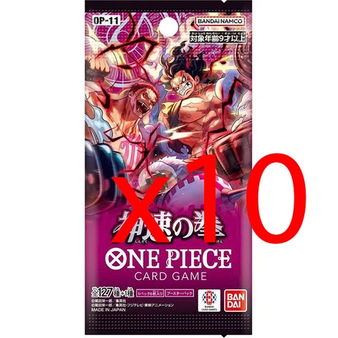 THẺ BÀI One Piece Card Game - OP11 – A Fist of Divine Speed (BANDAI) PACK CARD CHÍNH HÃNG