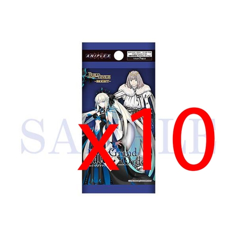 THẺ BÀI Build Divide Bright: Booster Box - Fate/Grand Order - Fairy Round Table Realm: Avalon Le Fae (Aniplex) PACK CARD CHÍNH HÃNG