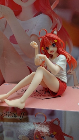 MÔ HÌNH Nakano Itsuki - Gotoubun no Hanayome ∬- Desktop Cute - Cat Room Wear Ver. (Taito) FIGURE CHÍNH HÃNG