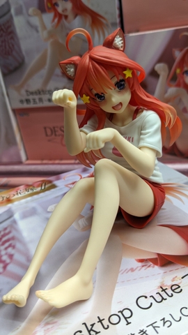 MÔ HÌNH Nakano Itsuki - Gotoubun no Hanayome ∬- Desktop Cute - Cat Room Wear Ver. (Taito) FIGURE CHÍNH HÃNG