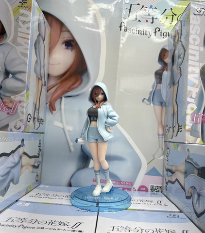 MÔ HÌNH Nakano Miku - Gotoubun no Hanayome ∬ - Fascinity Figure - Gym Date Style (Fukuya) FIGURE CHÍNH HÃNG