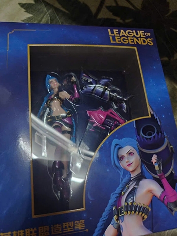 MÔ HÌNH Jinx - League of Legends  - 3D Figure Shaped Pen - CMGE Collaboration Editon (TYCTOYS) FIGURE CHÍNH HÃNG