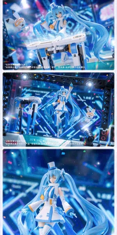 MÔ HÌNH Hatsune Miku - Snow Miku - Yolopark Soskill (Piapro) MODEL KIT CHÍNH HÃNG