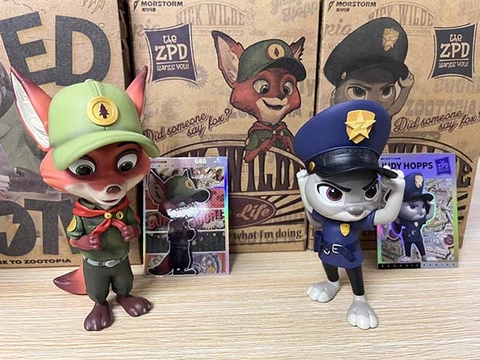 MÔ HÌNH Nick & Judy - Zootopia - Wilde Life - Collectible Figure Gift (MORSTROM) FIGURE CHÍNH HÃNG
