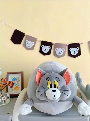 GỐI ÔM Tom & Jerry - Tom and Jerry - Plush Stuffed and Sleeping Suddle Pillow (HUGKIS) PILLOW CHÍNH HÃNG