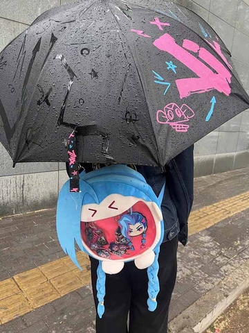 TÚI ĐEO Jinx - League of Legends - Official Crossbody Bag - LoL Bilibili Goods (Riot Games) CROSSBODY BAG CHÍNH HÃNG