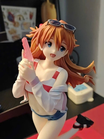 MÔ HÌNH Souryuu Asuka Langley - Evangelion Shin Gekijouban - Beach Queens - Pop Up Parade - L (Good Smile Company) FIGURE CHÍNH HÃNG