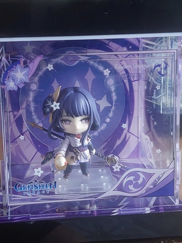 Hộp Trưng Bày MÔ HÌNH Raiden Shogun -Genshin Impact - Nendoroid(Good Smile Company)(M Figure)Mica Box