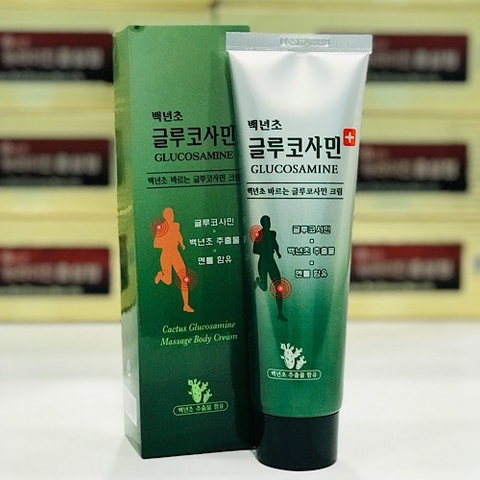 Dầu Lạnh Xoa Bóp Hàn Quốc GLUCOSAMINE Không Gây Nóng Da 150ml/Tuýp