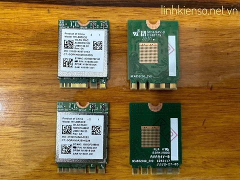 Card Intel WiFi 6E RTL8852CE M.2 NGFF 2.4G/5G/6G 1800Mbps Bluetooth 5.3