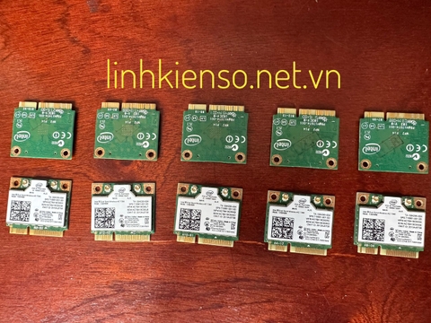 Card Wifi Intel AC-7260 7260HMW 867Mbps 2.4G/5Ghz 802.11ac MINI PCI-E Bluetooth 4.0