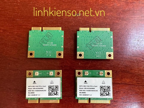 Card Wifi Deal4GO AX200 802.11ac WiFi 6 2.4Gbps/5G Mini PCie Bluetooth 5.0 mới