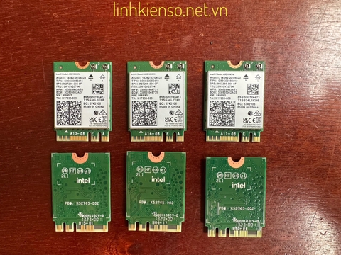 Card Intel WiFi 6E AX210 M.2 NGFF 2.4G/5G/6G 2400Mbps Bluetooth 5.3 mới