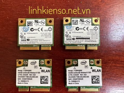 Card Wifi Intel Centrino N1000 BGN 112BNHMW 0V830R