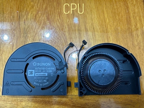 Fan Lenovo ThinkPad P1 Gen 4  P1Gen4 CPU GPU X1 Extreme 4th RTX30 EG75071S1-C150-S9A  Hàng ORG