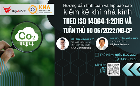 Thư mời tham dự Hội Thảo “Hướng dẫn tính toán và lập báo cáo kiểm kê khí nhà kính theo ISO 14064-1:2018 và tuân thủ ND06/2022/ND-CP”