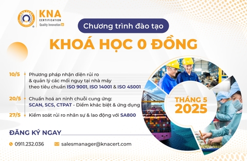 Chương trình đào tạo 0 đồng tháng 05 năm 2025