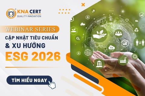 WEBINAR SERIES THÁNG 4: CẬP NHẬT TIÊU CHUẨN & XU HƯỚNG ESG 2026