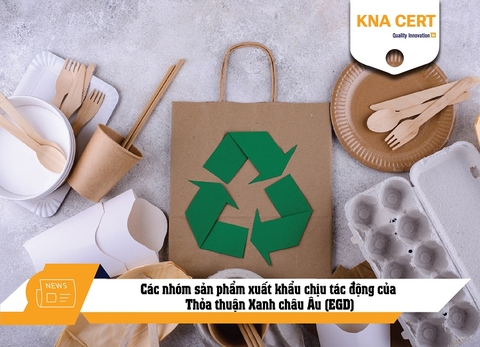 Các nhóm sản phẩm xuất khẩu chịu tác động của Thỏa thuận Xanh châu Âu (EGD)