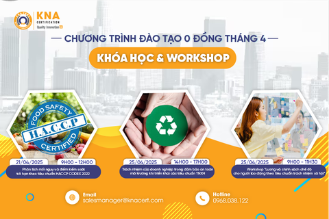 Chương trình đào tạo 0 đồng tháng 4 năm 2025 tại KNA CERT