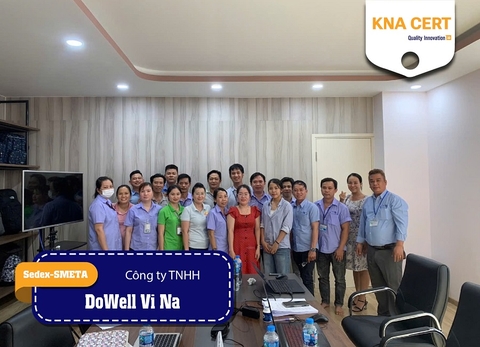 KNA CERT đào tạo Sedex-SMETA cho Công ty TNHH DoWell Vi Na