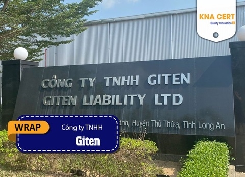 KNA đánh giá WRAP (Pre-audit) cho Công ty TNHH Giten