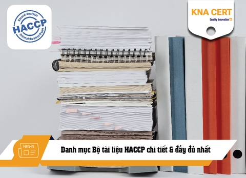 Danh mục Bộ tài liệu HACCP chi tiết & đầy đủ nhất