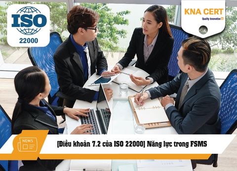 [Điều khoản 7.2 của ISO 22000] Năng lực trong FSMS