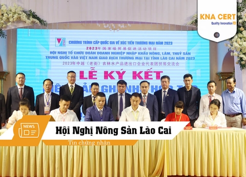 KNA CERT tham gia Hội nghị Tổ chức đoàn doanh nghiệp nhập khẩu Nông-Lâm-Thủy sản Trung Quốc và Việt Nam giao dịch thương mại tại tỉnh Lào Cai năm 2023