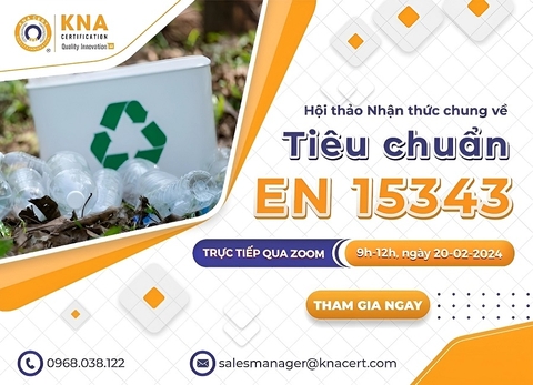 Thư mời tham dự Hội Thảo “Nhận thức cơ bản về tiêu chuẩn EN 15343”