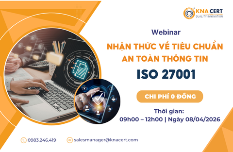 Webinar ISO 27001:2022 Miễn Phí – Nhận thức về Tiêu chuẩn An toàn Thông tin ISO 27001 