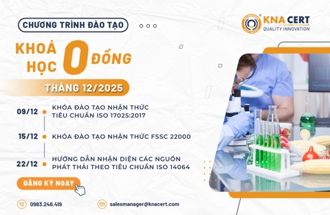 CHƯƠNG TRÌNH ĐÀO TẠO 0 ĐỒNG THÁNG 12 NĂM 2025 TẠI KNA CERT 
