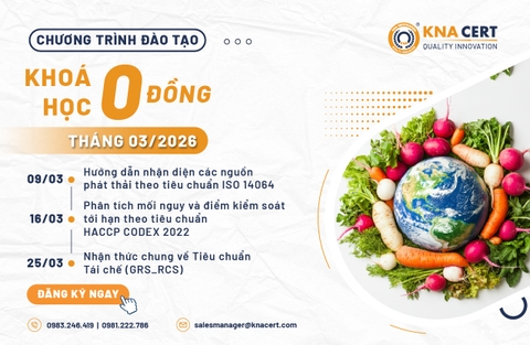 CHƯƠNG TRÌNH ĐÀO TẠO 0 ĐỒNG THÁNG 03 NĂM 2026 TẠI KNA CERT