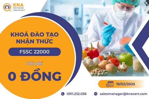 Khóa học 0 đồng T2/2025 về Tiêu chuẩn FSSC 22000