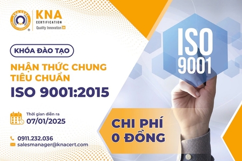 Khóa học 0 đồng T1/2025 về Tiêu chuẩn ISO 9001:2015