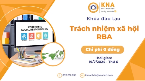 Khóa học 0 đồng T07/2024 về Tiêu chuẩn Trách nhiệm xã hội RBA