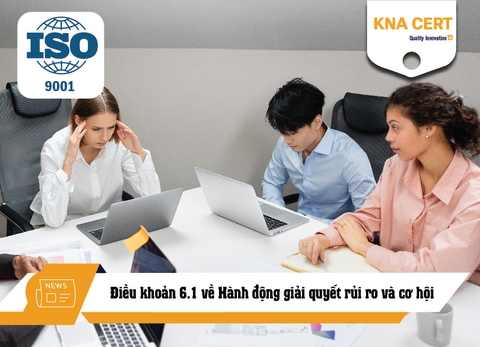 Điều khoản 6.1 ISO 9001 về Hành động giải quyết rủi ro và cơ hội