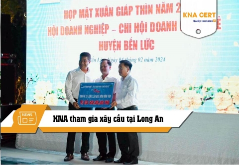 KNA phối hợp cùng Hội doanh nhân trẻ Long An thực hiện dự án xây cầu nông thôn tại huyện Bến Lức