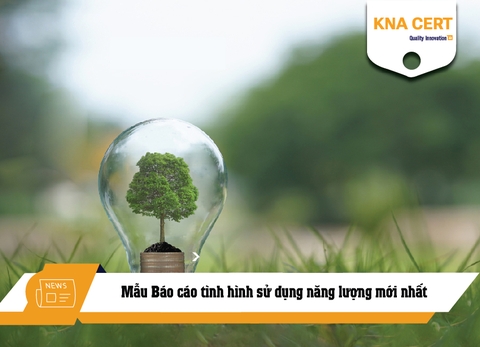 Mẫu Báo cáo tình hình sử dụng năng lượng mới nhất