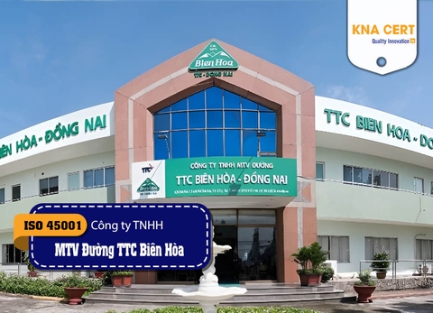 KNA đánh giá ISO 45001 cho Công ty TNHH MTV Đường TTC Biên Hòa-Đồng Nai