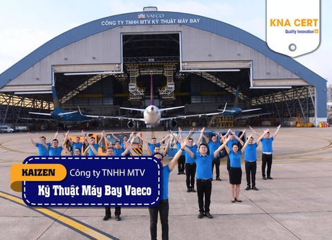 KNA đào tạo LEAN & KAIZEN cho Công ty TNHH MTV Kỹ Thuật Máy Bay (VAECO)