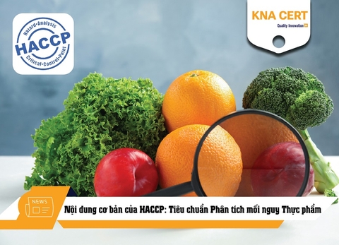 Nội dung cơ bản của HACCP: Tiêu chuẩn Phân tích mối nguy Thực phẩm