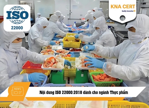 Nội dung ISO 22000:2018 dành cho ngành Thực phẩm
