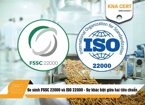So sánh FSSC 22000 và ISO 22000 - Sự khác biệt giữa hai tiêu chuẩn