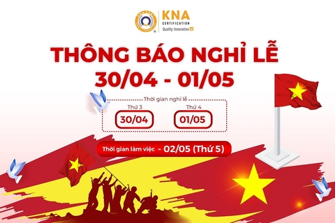 Thông báo Lịch nghỉ lễ Chiến Thắng 30/4 và Ngày Quốc Tế Lao Động 01/5